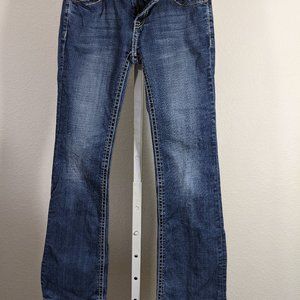 Womens Rock & Roll Cowgirl Bootcut Jeans Size 14